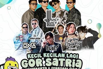 Harga Tiket Konser Juicy Luicy yang akan digelar di GOR Satria Purwokerto 6 Februari mendatang dibuka hari ini, 23 Januari 2025 di yesplis.com